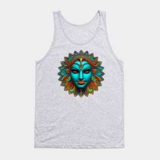 New World Gods (25) - Mesoamerican Inspired Psychedelic Art Tank Top